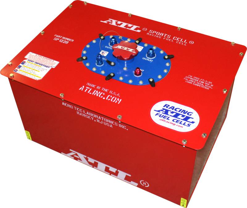 ATL Sports Cell Fuel Cell - 22 Gallon - 25 x 17 x 14 - Red - FIA FT3