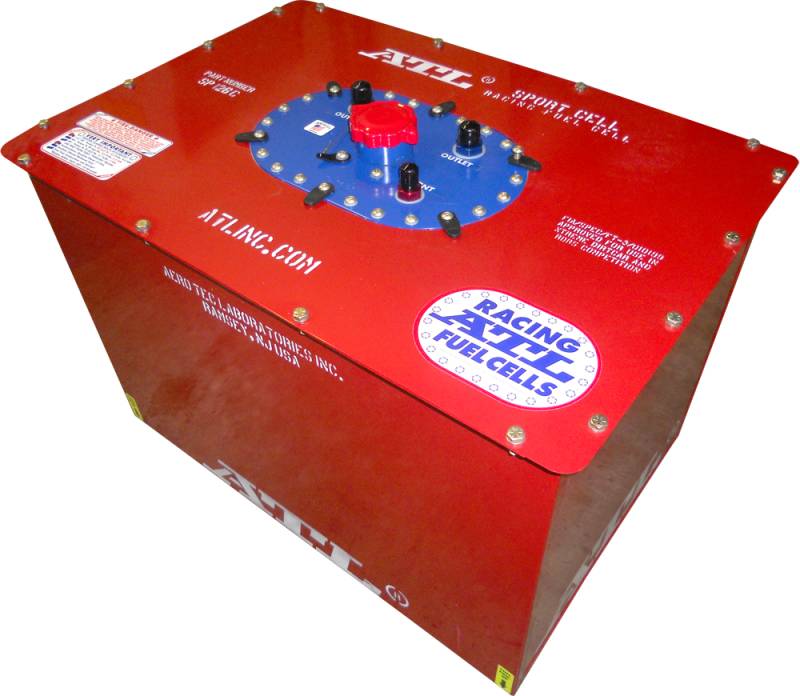 ATL Sports Cell Fuel Cell - 26 Gallon - 25 x 17 x 17 - Red - FIA FT3