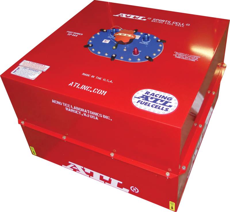 ATL Sports Cell Fuel Cell - 44 Gallon - 26 x 26 x 17 - Red - FIA FT3