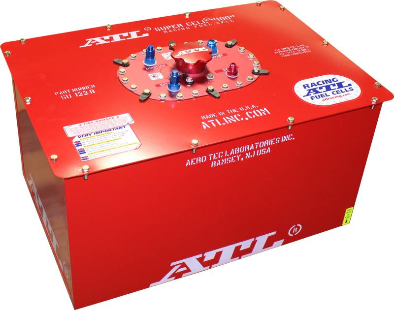 ATL Super Cell 100 Series Fuel Cell - 22 Gallon - 25 x 17 x 14 - Red - FIA FT3