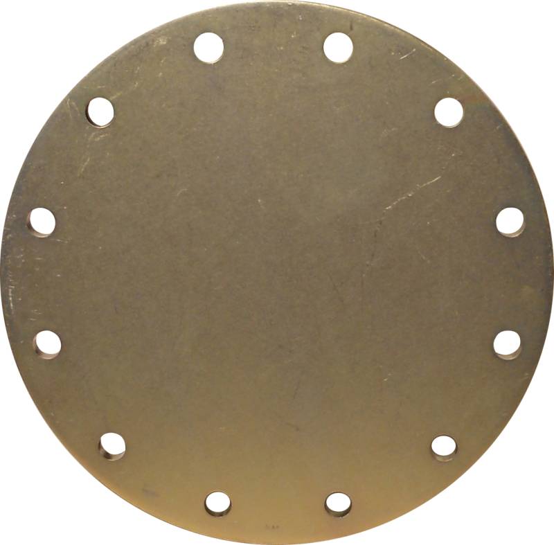 ATL 4.75" Blank Plate - Aluminum - Round - 12 Bolt