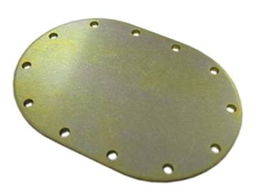 ATL Blank 4" x 6" Fill Plate - Aluminum - 12 Bolt