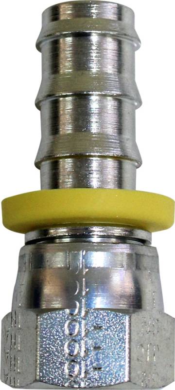 ATL Straight Push-Lock Hose End - 5/8" I.D. - Fits #10 Hose - Steel