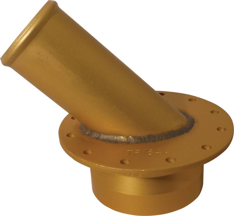 ATL Quick Fill Neck w/ Flapper-Valve - 2-1/4" O.D. 45 Fill - Aluminum