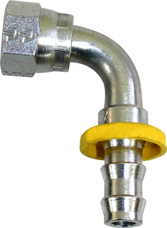 ATL 90 Push-Lock Hose End - 3/8" I.D. - #6 - Steel