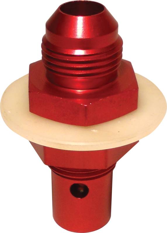 ATL Vent/Roll Over Valve - Ball Type - #8 - Anodized Aluminum - Red