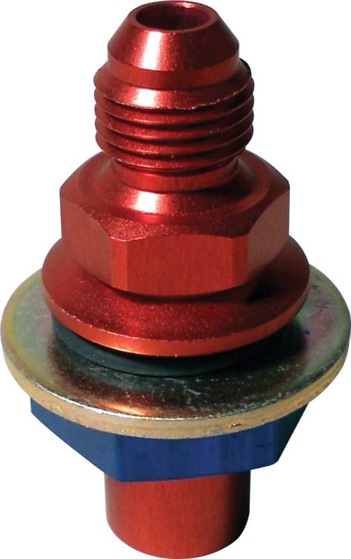 ATL Discriminator Vent/Roll Over Valve - Float Type - #6 - Anodized Aluminum - Red