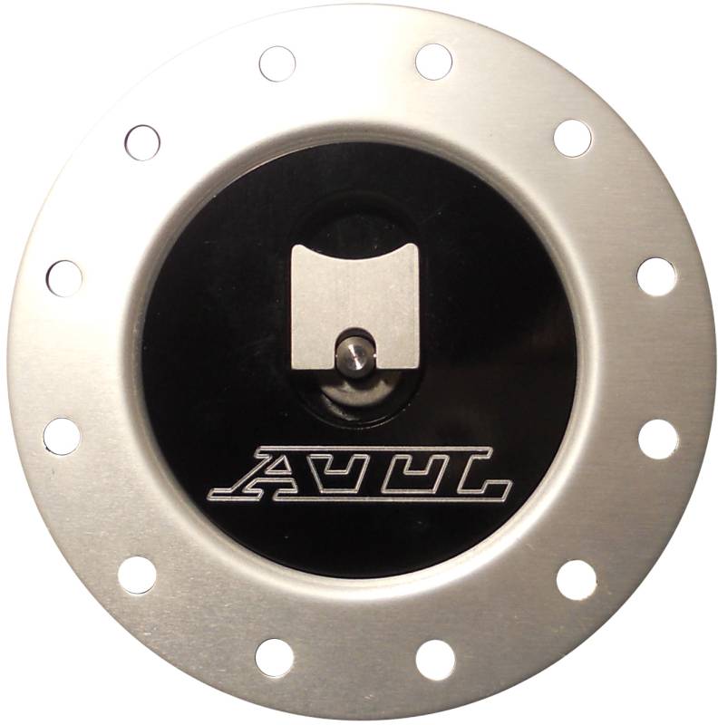 ATL Flush Mount Aluminum Cap - 2-1/2" Opening - 4-3/4" Bolt Circle