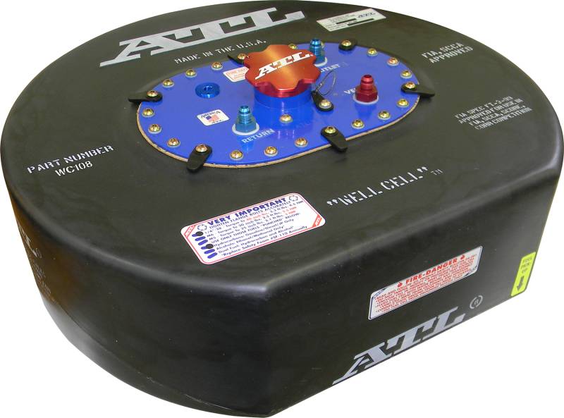 ATL Well Cell Series Fuel Cell - 8 Gallon - 22" Diameter x 6.5" Height- FIA FT3