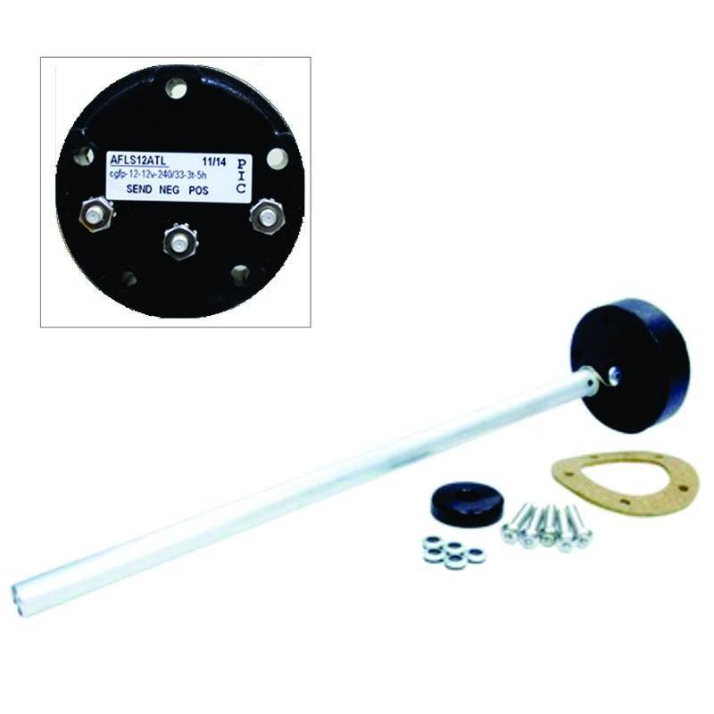 ATL Fuel Level Probe - Capacitance Type - 4"-12" - 240-33 Ohm - 3 Terminal