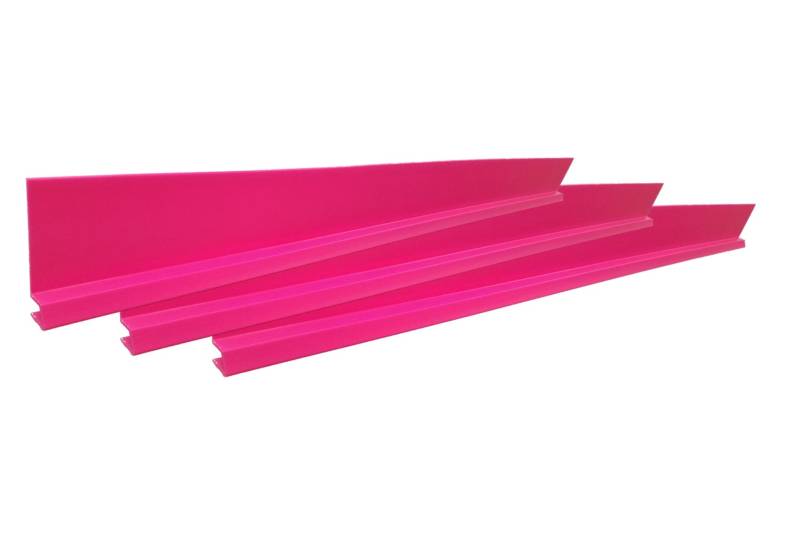 Dominator Rocker Panel - Molded Plastic - Pink (Set of 3)