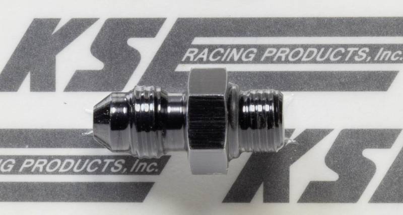 KSE Straight Adapter - 3 AN Male O-Ring to 4 AN Male - Aluminum - Clear Anodized