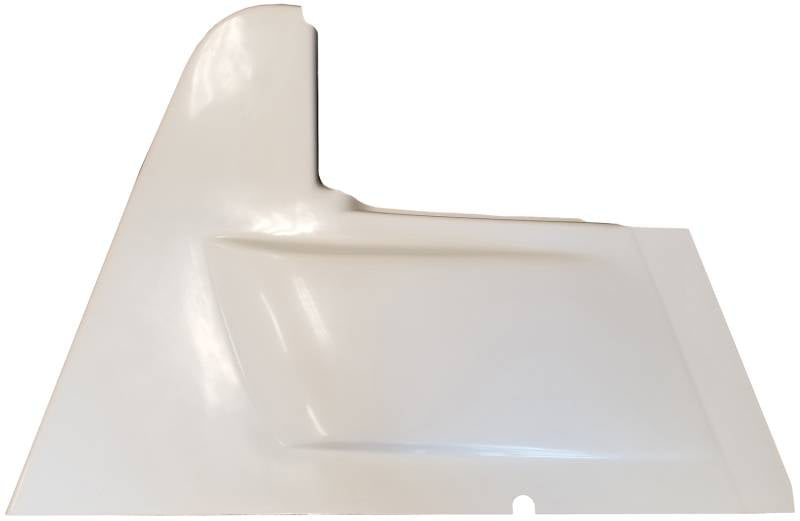 Triple X Arm Guard - Passenger Side - Wedge - 2" Taller - Fiberglass - White - Triple X Sprint Car