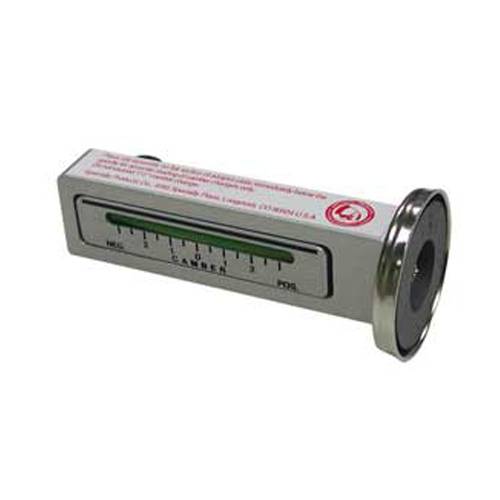 SPC Performance Caster/Camber Gauge - Analog - Magnetic Adapter - Steel - White Paint