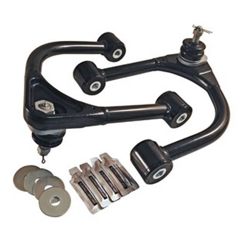 SPC Performance Control Arm - Adjustable - Upper - Steel/Rubber Bushings - Steel - Black Paint - Toyota Tundra 2007-19 (Pair)