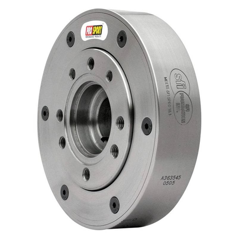 PRO/RACE Pro Sport Harmonic Balancer - 6.61" OD - SFI 18.1 - Iron - Natural - 50 oz. External Balance - Small Block Ford