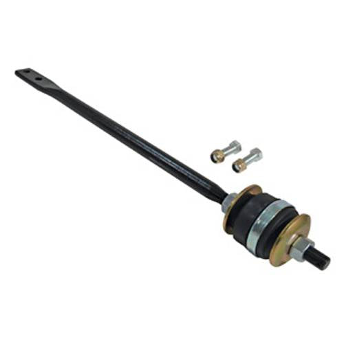 SPC Performance Adjustable Strut Bar - Bushings/Hardware - Steel - Black Paint - Ford Mustang 1964-66