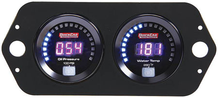 QuickCar Digital 2-Gauge Panel Open Wheel OP/WT