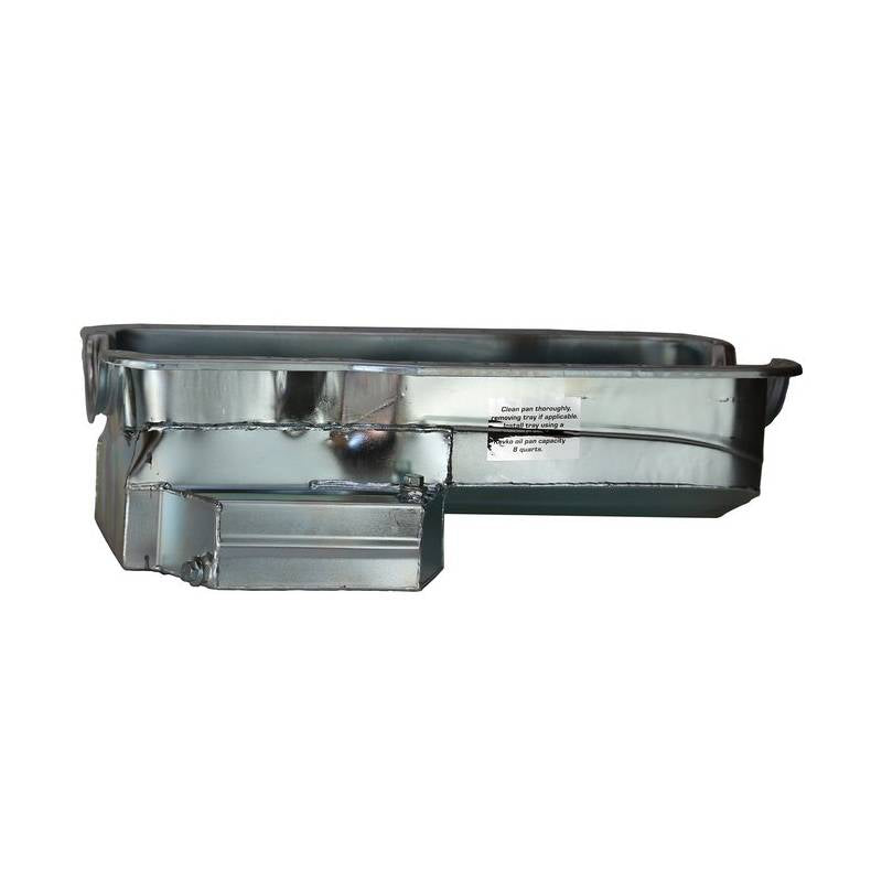 KEVCO ASA Sportsman - Oil Pan - Rear Sump - 7 Quart - 6-1/2" Deep - Steel - Zinc Plated - 351W - SB Ford