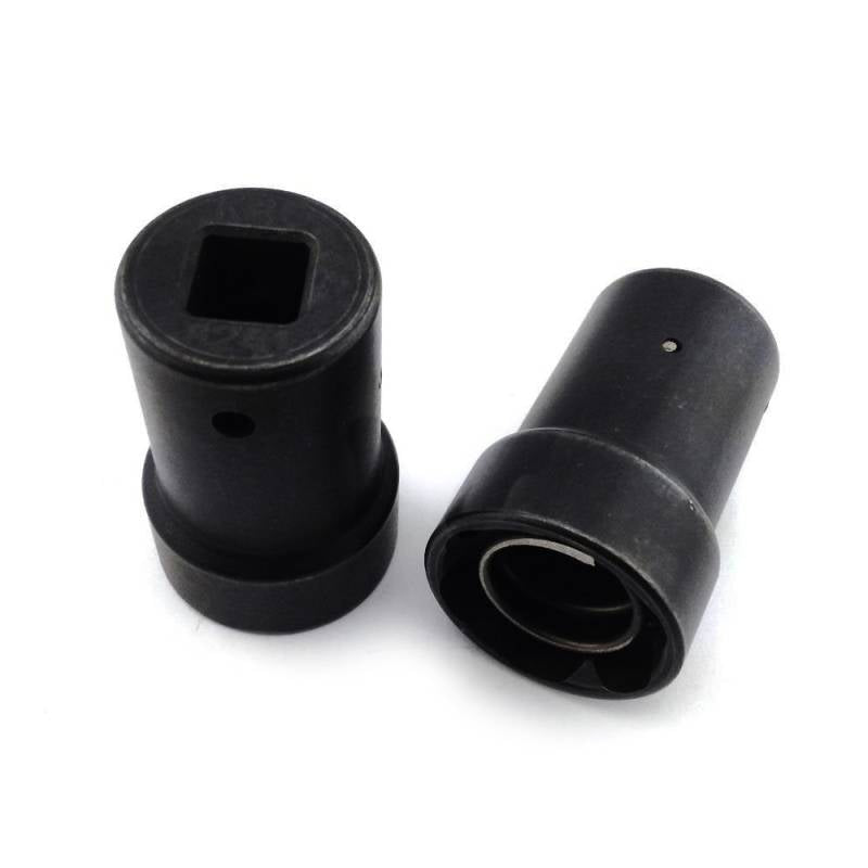 Kluhsman Pit Socket - 1/2" Drive - Short Well - Steel - Black Oxide - 1" Lug Nuts