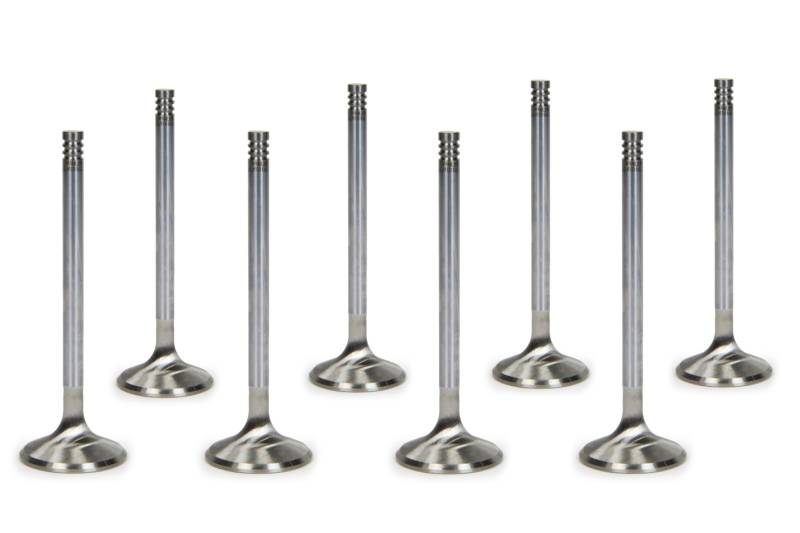 Manley Race Series Exhaust Valve - 1.625" Head - 0.312" Valve Stem - 4.925" Long - Stainless - Mopar Gen III Hemi (Set of 8)