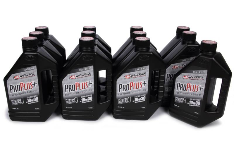 Maxima Pro Plus 10W30 Synthetic Motor Oil - 1 L Bottle - Set of 12