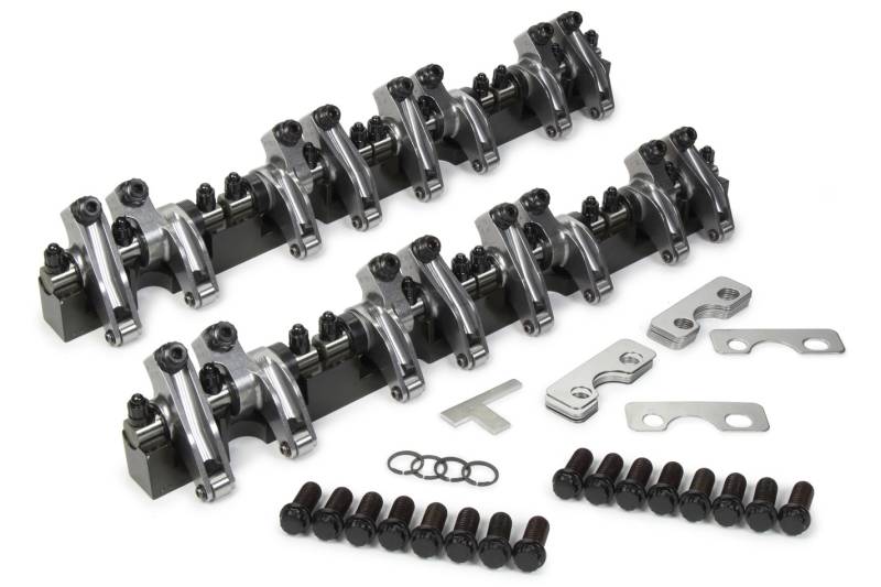 T & D Shaft Mount Roller Aluminum Rocker Arm - 1.65 Ratio - 13 Degree Dart - SB Chevy