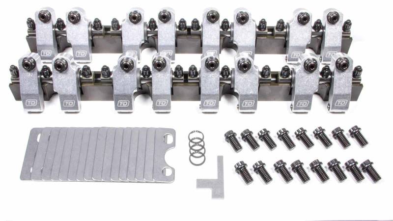 T & D Machine SBC Shaft Rocker Arm Kit - 1.7/1.6 Ratio