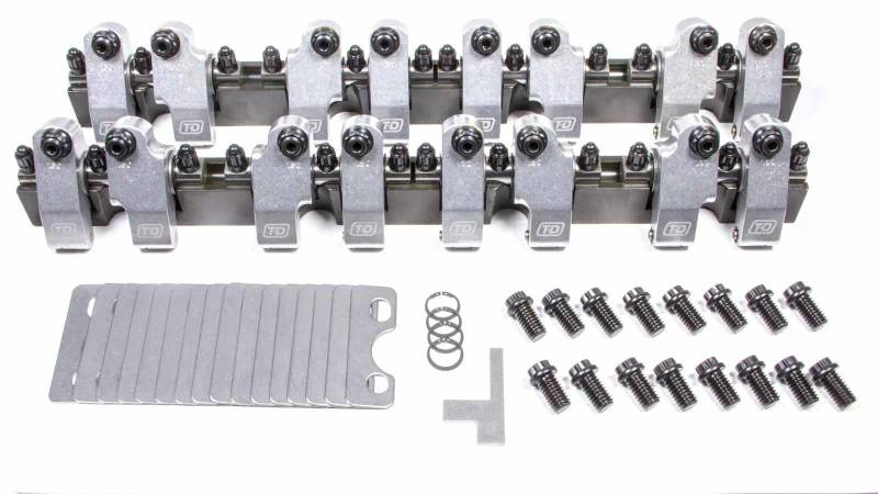 T & D Machine Shaft Mount Full Roller Rocker Arm - 1.60 / 1.50 Ratio - AFR 227 / 235 - Small Block Chevy 2300-160/150