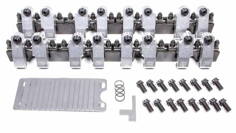 T & D Machine Shaft Mount Full Roller Rocker Arm - 1.60 Ratio - AFR 195 / 200 / 210 Eliminator - Small Block Chevy