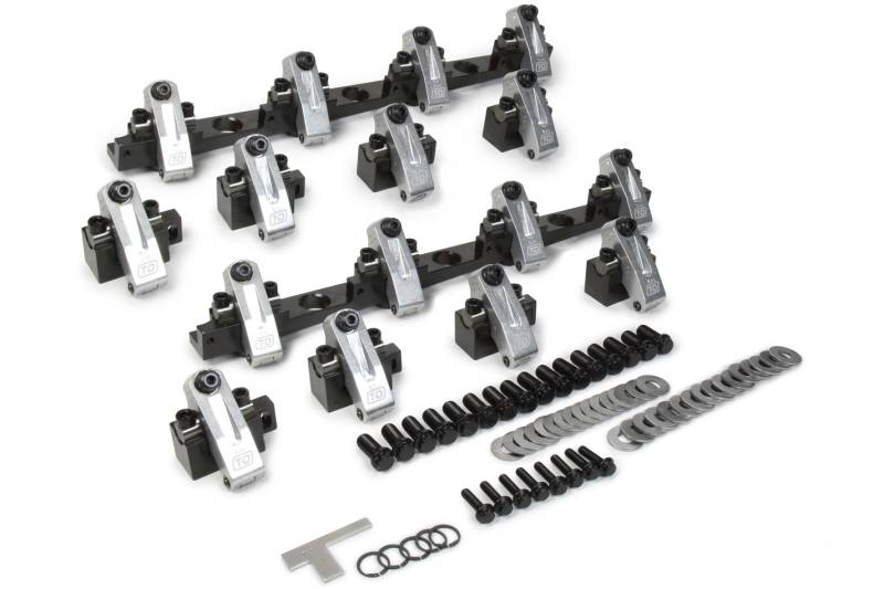 T & D Machine BBC Shaft Rocker Arm Kit w/Brodix 3X O/P Heads