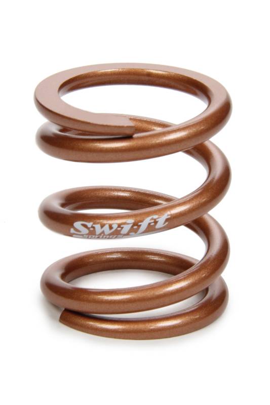 Swift Bump Stop Spring - 2.125 in Free Length - 2.000 in OD - 600 lb/in Spring Rate - Copper Powder Coat
