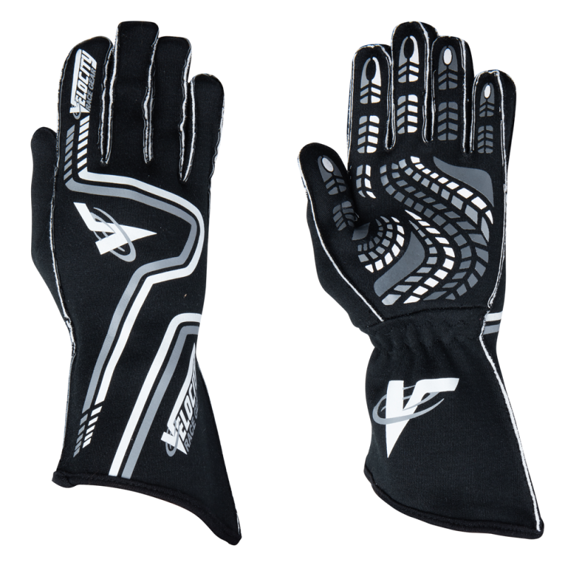 Velocity Grip Glove - Black/White/Silver