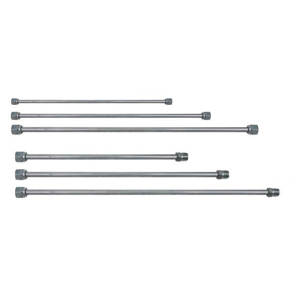 Vintage Air U-Bend-Em Refrigerant Hard Line - 18" Long - 6 AN Female O-Ring Fittings - Aluminum -