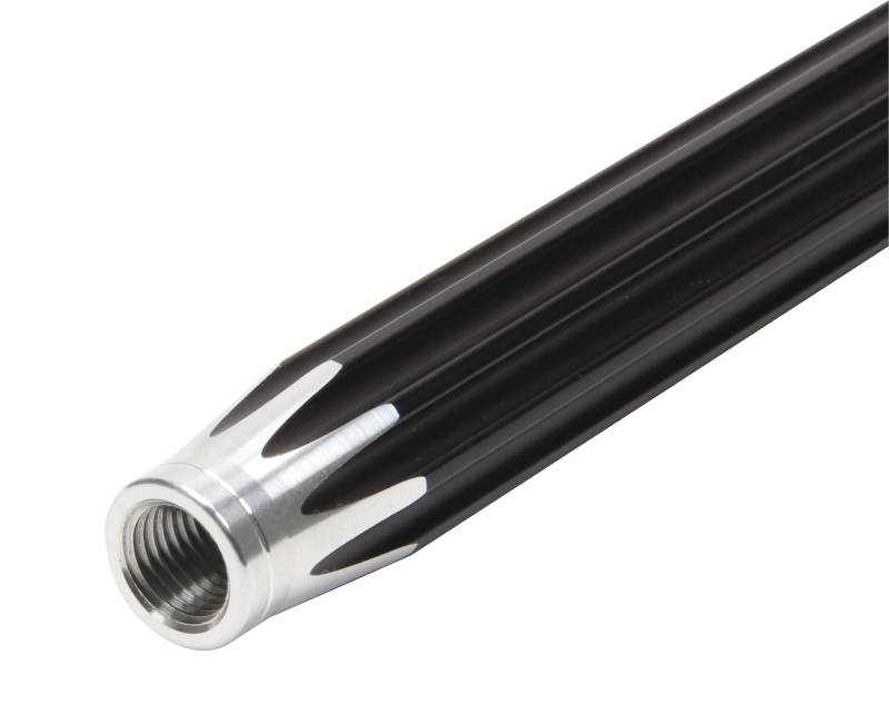 QuickCar Racing Products Scalloped Suspension Tube 25" Long 5/8-18 Female Threads Aluminum- Black