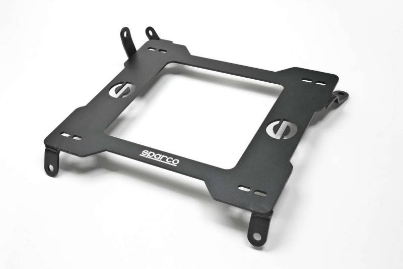 Sparco Seat Adapter Bracket - 600 Series - Sparco to Passenger Side Ford Mustang 1979-98 - Steel - Black