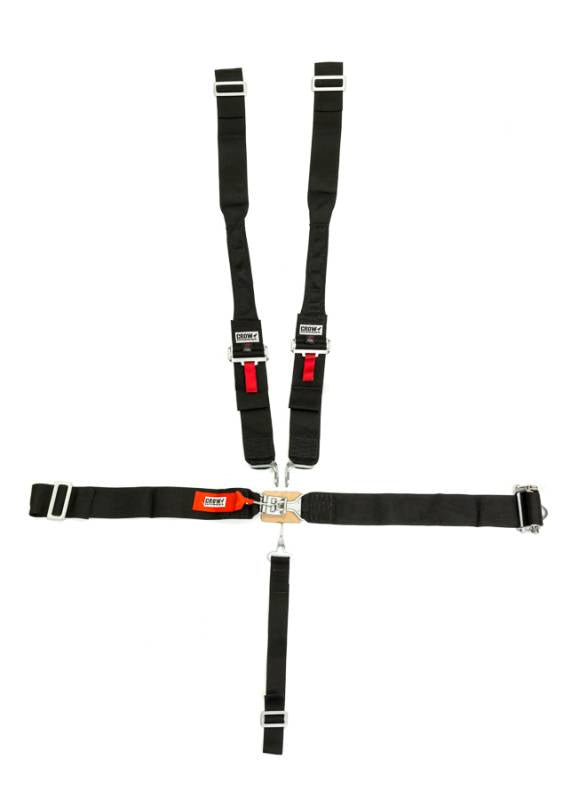 Crow 5-Way Standard 3" Latch & Link w/ Dog Bone Harness - Ratchet on Left Side