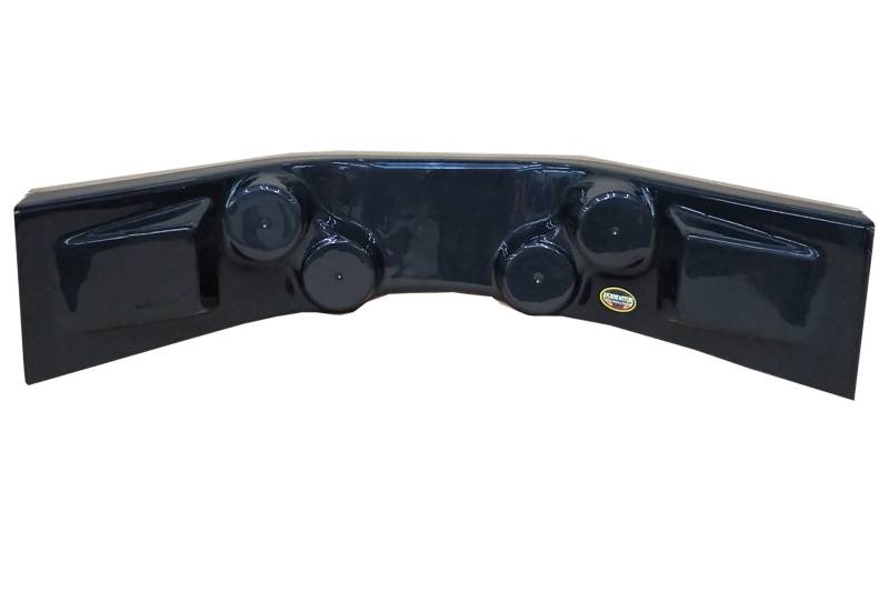 Dominator Curved Dash Panel - Black - 30" W x 12" D x 6.5 H