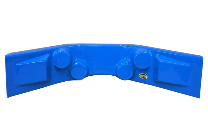 Dominator Curved Dash Panel - Blue - 30" W x 12" D x 6.5 H