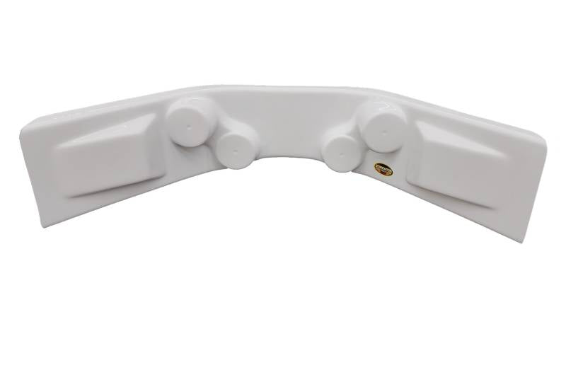 Dominator Curved Dash Panel - White - 30" W x 12" D x 6.5 H