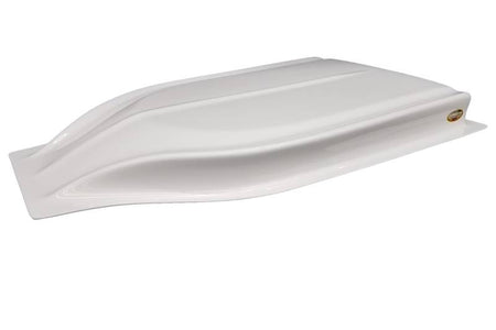 Dominator Stalker Hood Scoop - 2.5" - Street Stock - White