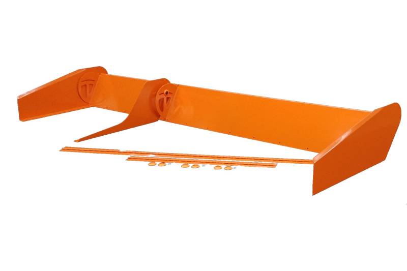 Dominator Rear Spoiler - 8" Tall x 72" - 2-Piece - Orange