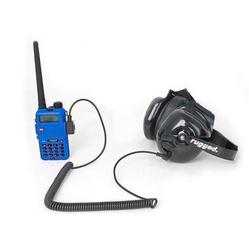 Rugged Radios Rugged Radios and Kenwood Radio - Spotter Headset Listen Only Coil Cord
