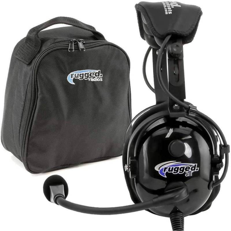 Rugged Radios Rugged Radios Air RA900 General Aviation Instructor Pilot Headset with PTT