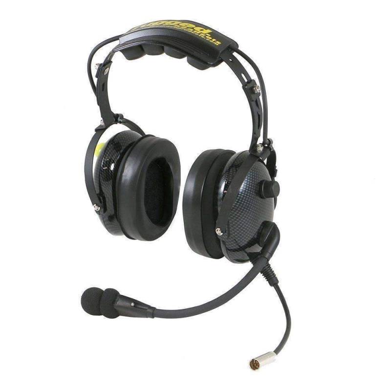 Rugged Radios HS10 Fire & Safety Over the Head (OTH) Headset with Mic On / Off Switch