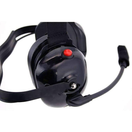 Rugged Radios H60 Dual Radio Behind the Head (BTH) Headset - Black