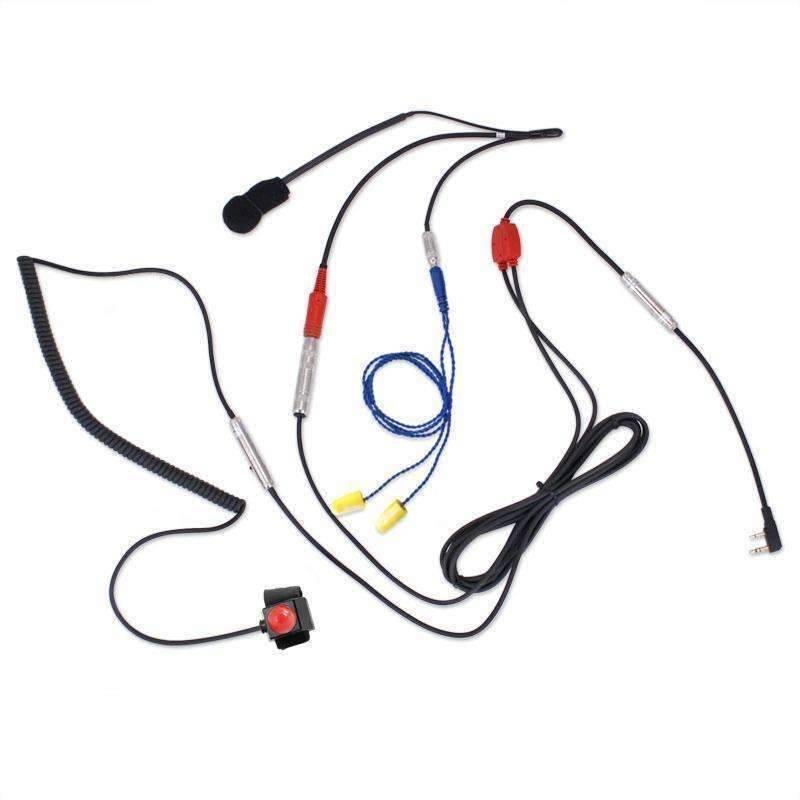 Rugged Radios NASCAR 3C Driver Communication Kit for Rugged Radios or Kenwood Radios