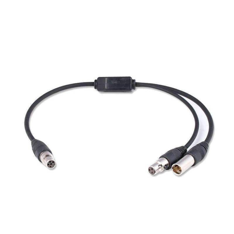 Rugged Radios External Push-To-Talk (PTT) Adapter Cable for 5 Pin Ports