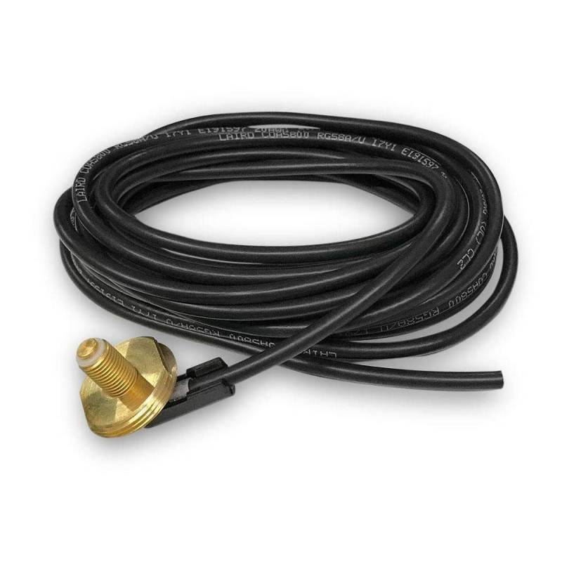 Rugged Radios 17' Ft. Antenna Coax Cable with 3/8" NMO (TM) Thick Mount