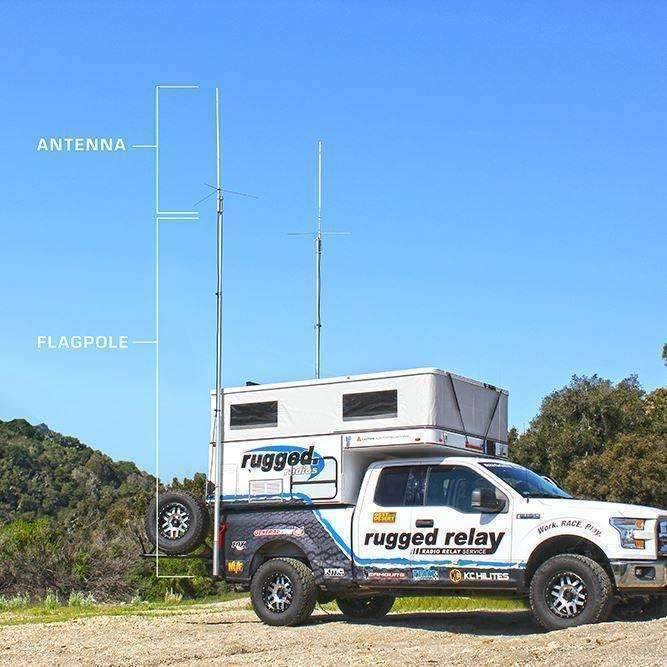 Rugged Radios VHF Fiberglass Antenna - 6 ft